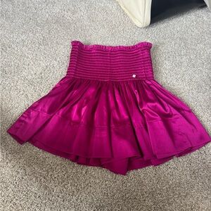 Natural life pink silk shorts